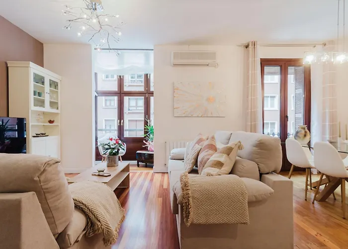 Cozy Bilbao, Zona Alhondiga-moyua Lägenhet *
